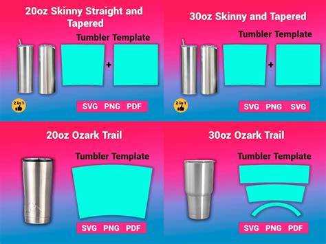 Pour Your Creativity into Perfectly Personalized Drinks with These Captivating SVG Tumbler Designs
