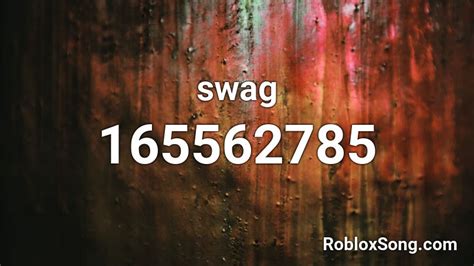 Swag - Roblox ID