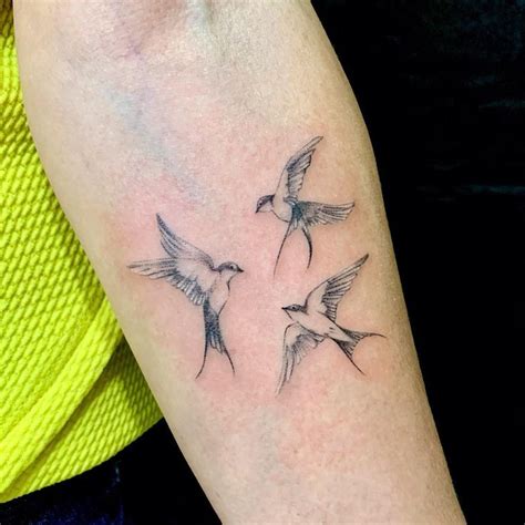 Swallowtail Bird Tattoo