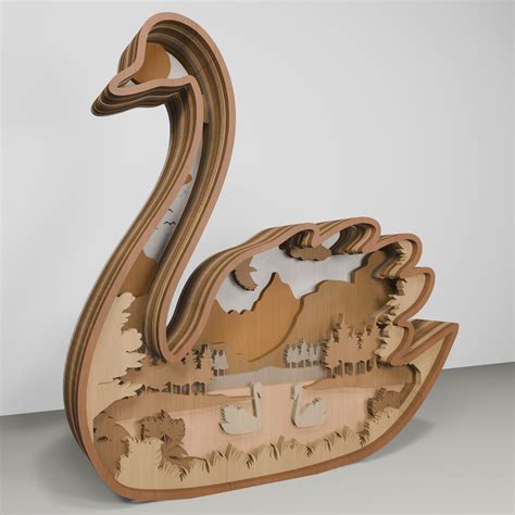 Download Swan 3d Layered Images