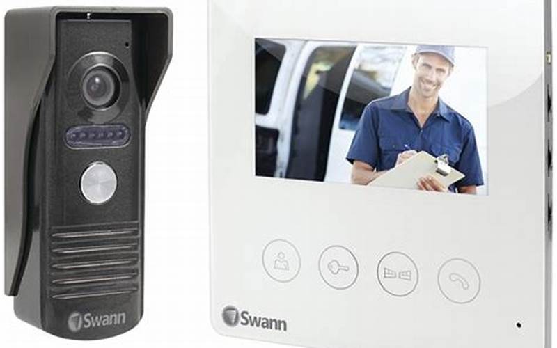 Swann Doorphone Video Intercom With Colour 4.3 Lcd Monitor