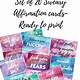 Sweary Affirmations Printable