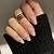 Sweater Weather Glam: Nail Inspiration for Stylish Brown Nails