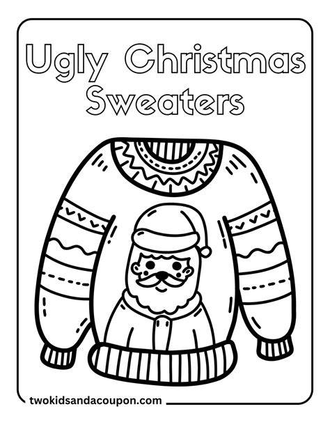 Sweater Coloring Page