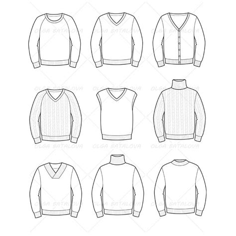 Sweater Design Template