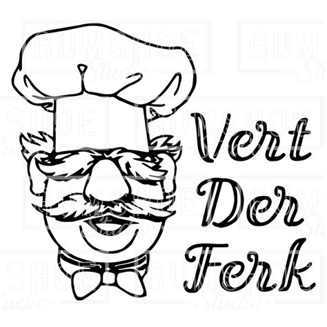 Cook Up A Storm with Swedish Chef SVG: Get Your Hands on the Most Adorable Kitchen Companion! 