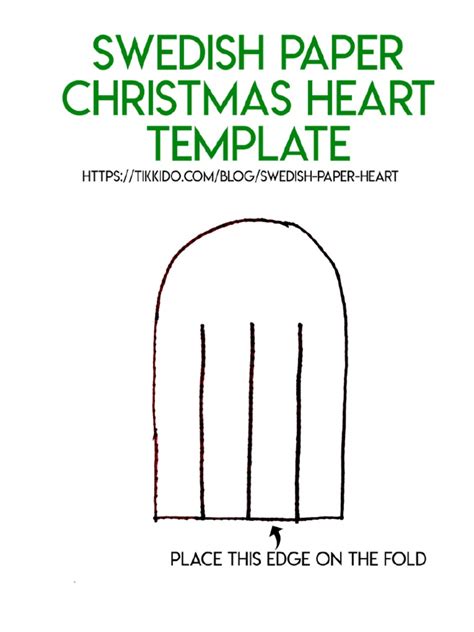 Swedish Hearts Template