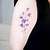 Sweet Pea Flower Tattoo