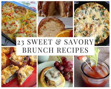 Sweet and Savory Brunch Ideas
