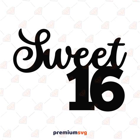 Unleash Your Sweet 16 Celebration with Free and Fabulous Svg Designs!