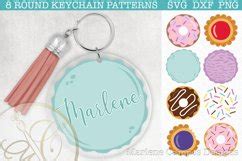 Download Sweet Desserts Keychain Pattern SVG Creativefabrica DXF Files