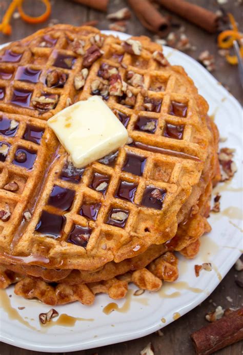 Sweet Potato Mash Waffles
