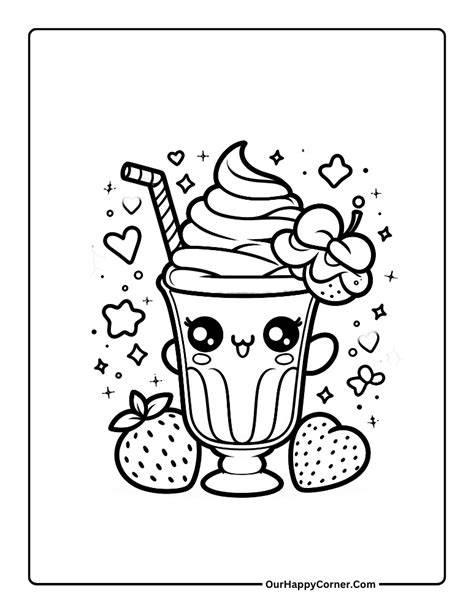 Sweet Treats Coloring Pages