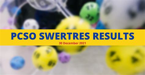 Swertres Result Dec 30 2021