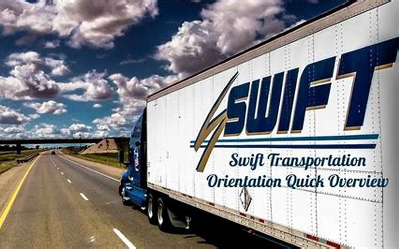Swift Trucking Jobs Orientation