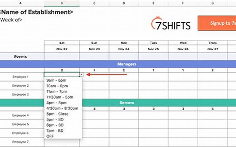Swift Work Schedule