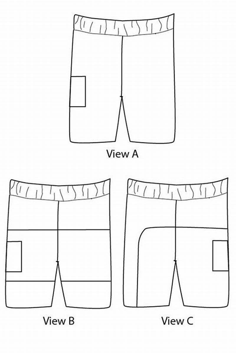 Swim Trunks Pattern