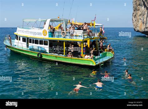 Swimming Off Boat