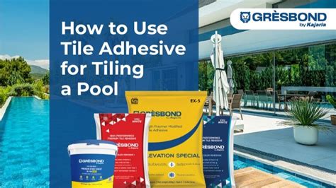 Swimming Pool Adhesive For Tiles