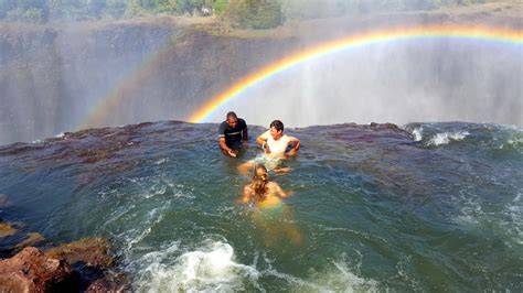 Swimming in Devil's Pool