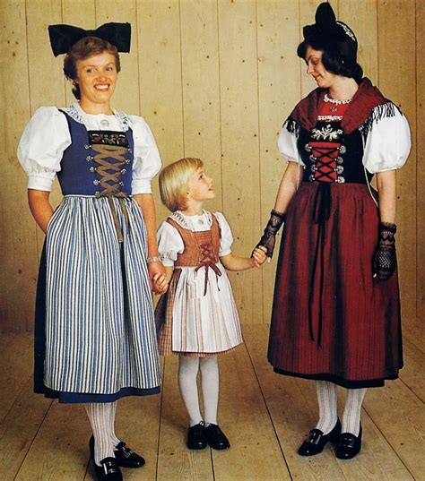 Swiss Girl in Traditional Costume