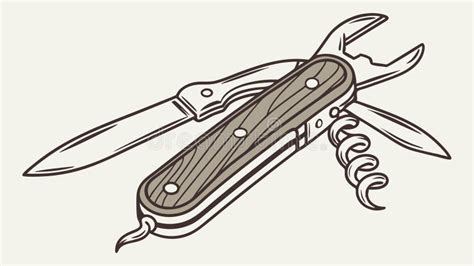 Swiss Army Knife Drawing