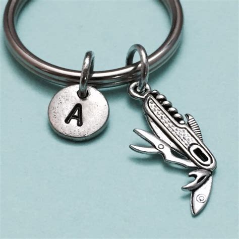 Swiss Army Knife Keychain Engraved