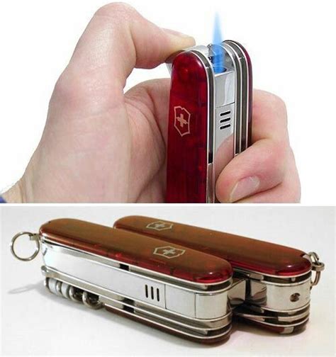 Swiss Army Knife With Lighter