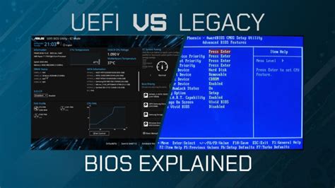 Switch Between UEFi and Legacy BIOS Modes