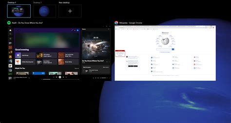 Switch Between Virtual Desktops