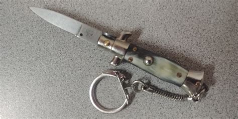 Switchblade Knife Keychain