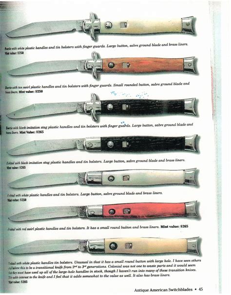 Switchblade Knife Other Names