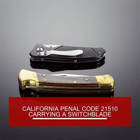 Switchblade Knife Penal Code