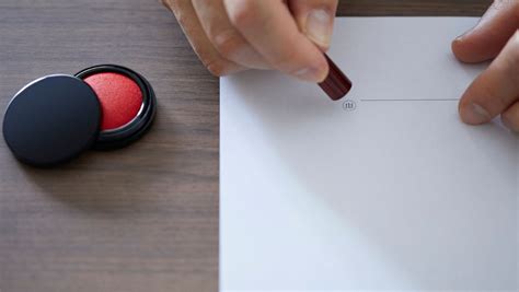 Switching off inking with touch