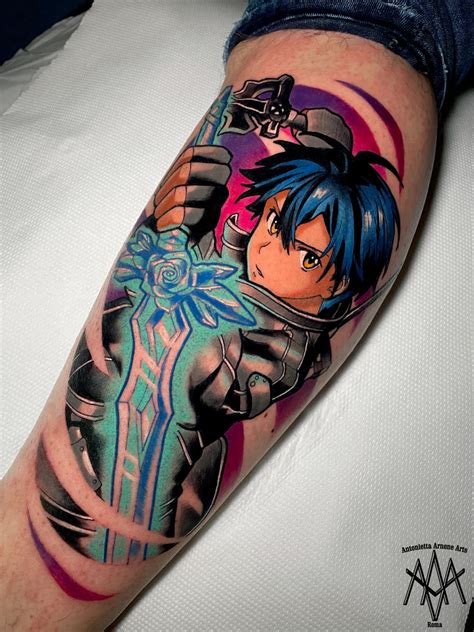 sword art online ) tatt tattoo tattoos tattooed 