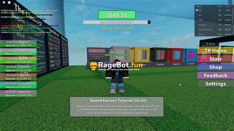 Sword Factory Script - Roblox Scripts