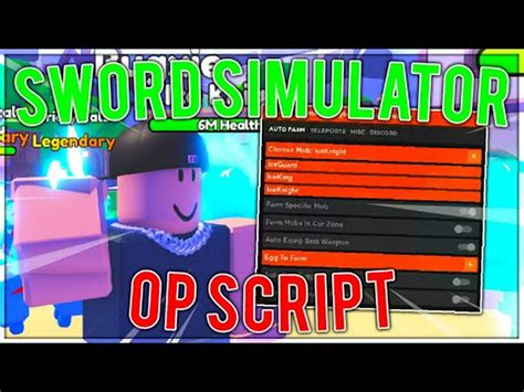 Sword Simulator Script GUI - Free Roblox Scripts