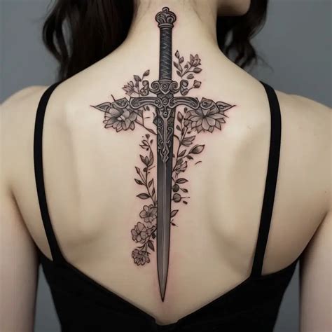 Sword Tattoos Back