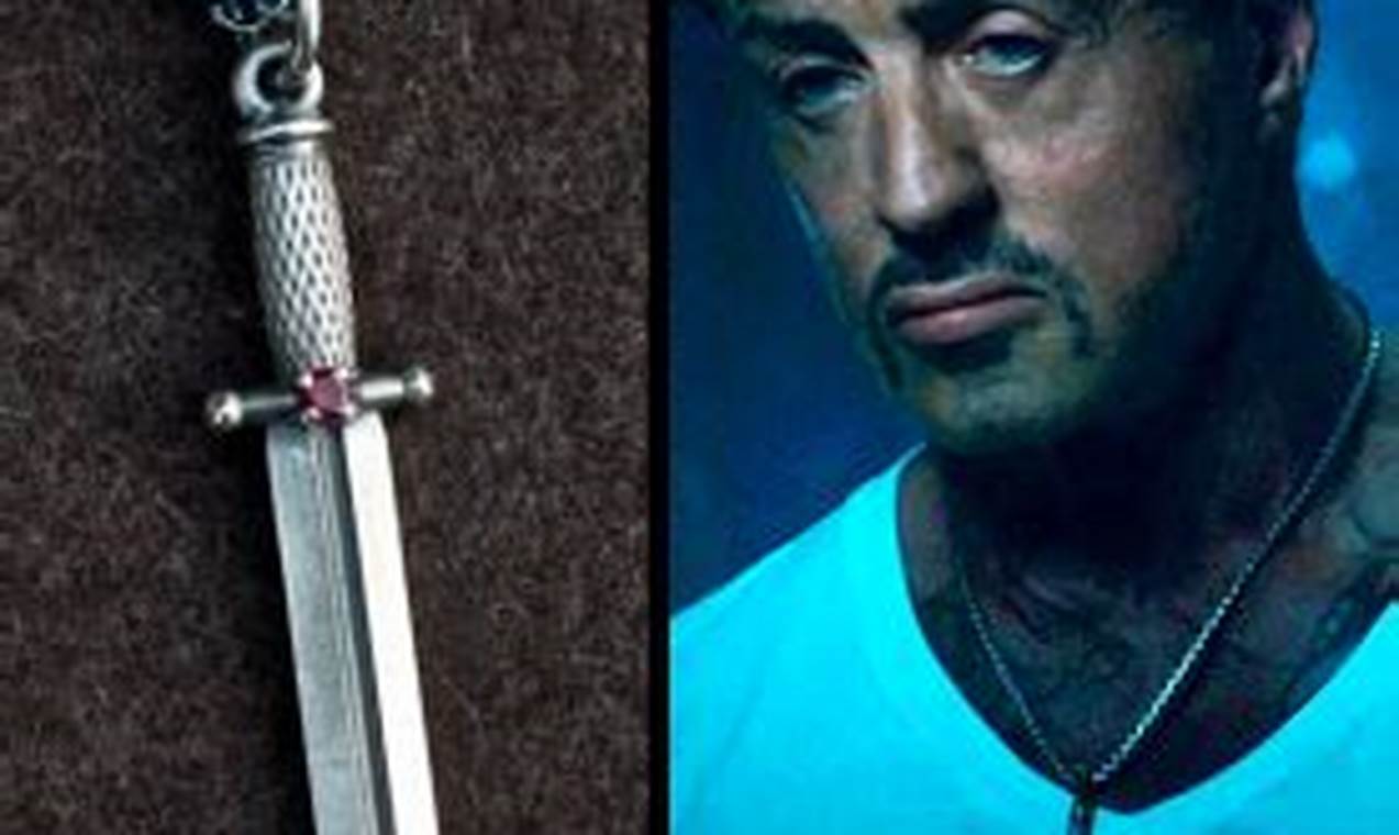 Sylvester Stallone Necklace Expendables