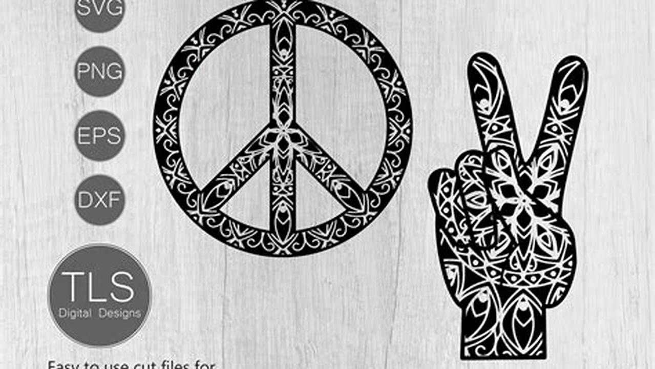 Symbol Of Peace, Free SVG Cut Files