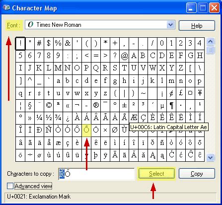 Font Character Map Viewer by AGF