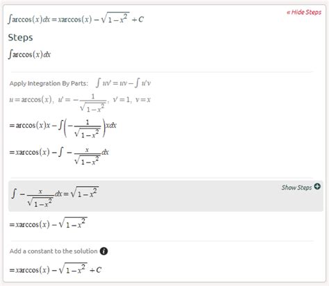 Symbolab Integration Calculator - Multiple Integration Methods