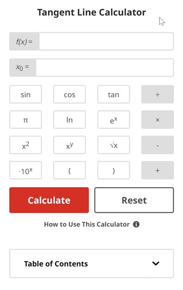 Find Accurate Tangent Lines with Symbolab's Tangent Line Calculator - The Ultimate Tool for Precise Calculations