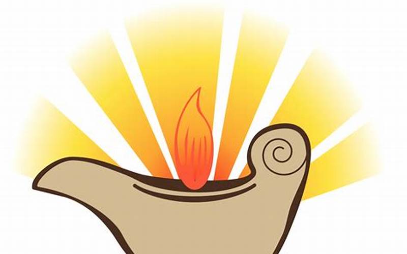 Symbolism Of Light And Lamps In Religious Art Clip Art