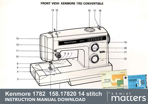 Symbols and Codes Kenmore Sewing Machine 158