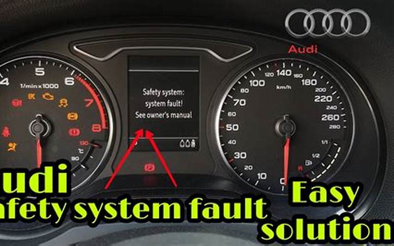Symptoms Of Audi Side Assist System Fault