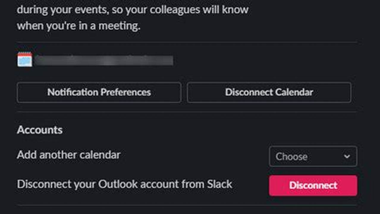 Sync Outlook Calendar With Slack