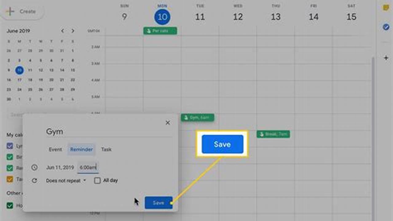 Sync Reminders With Google Calendar