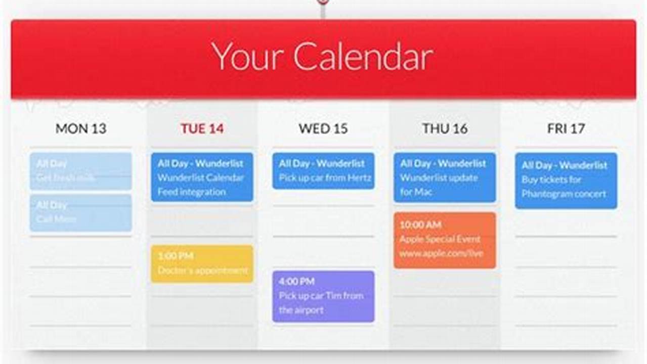 Sync Wunderlist To Google Calendar