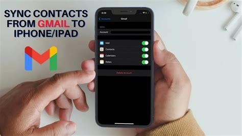 Sync Contacts from Gmail to iPhone and iPad
